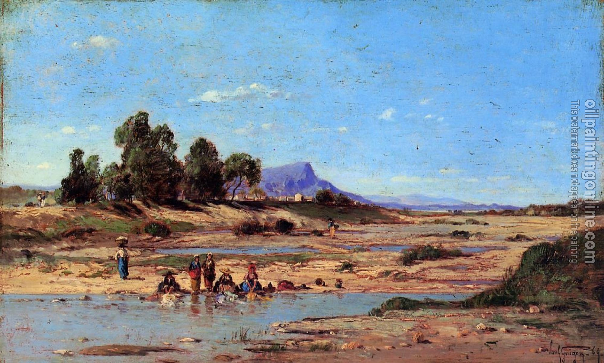 Guigou, Paul-Camille - Washerwomen